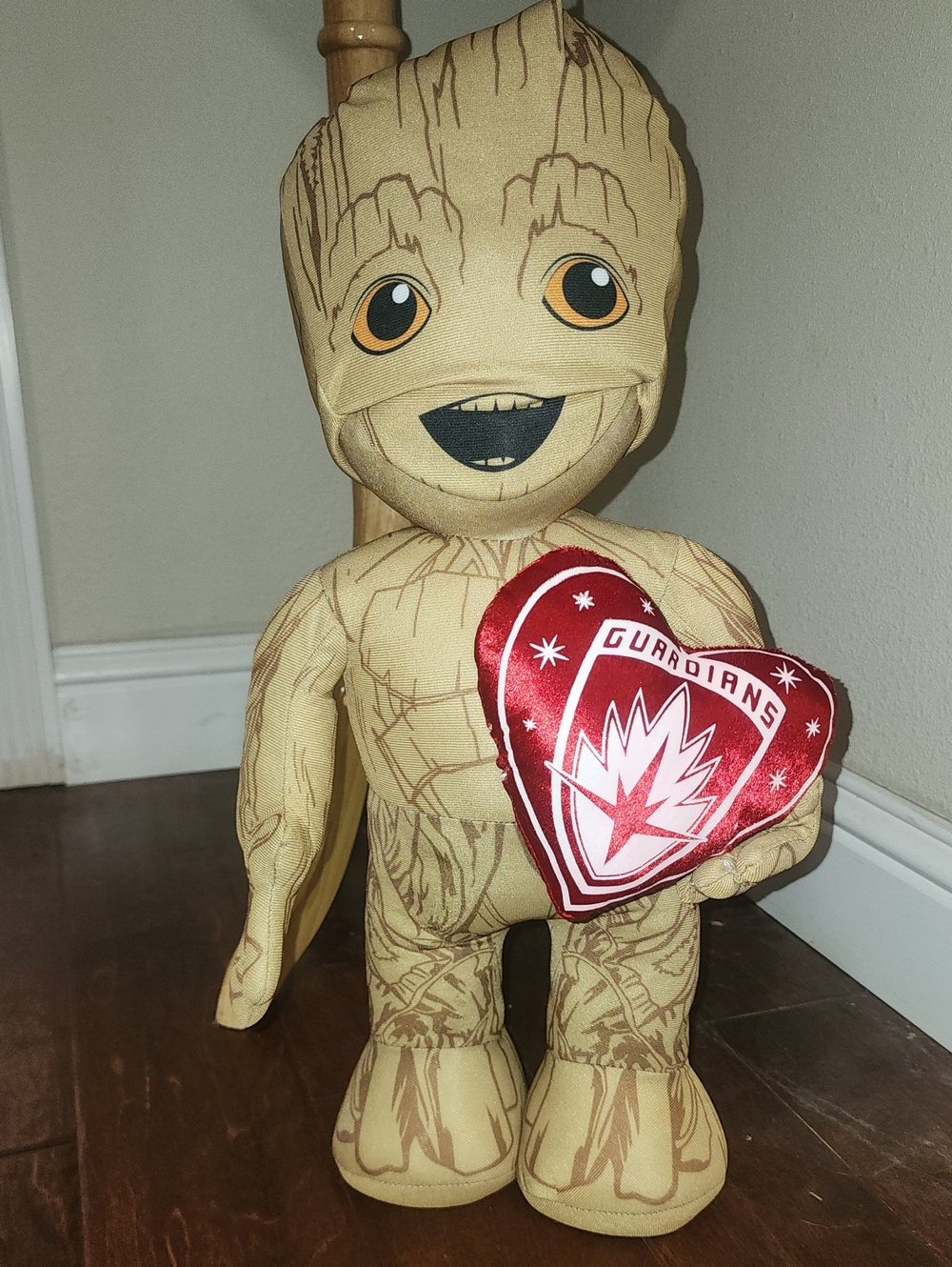 Gemmy Baby Groot Valentines Greeter 22" Plush